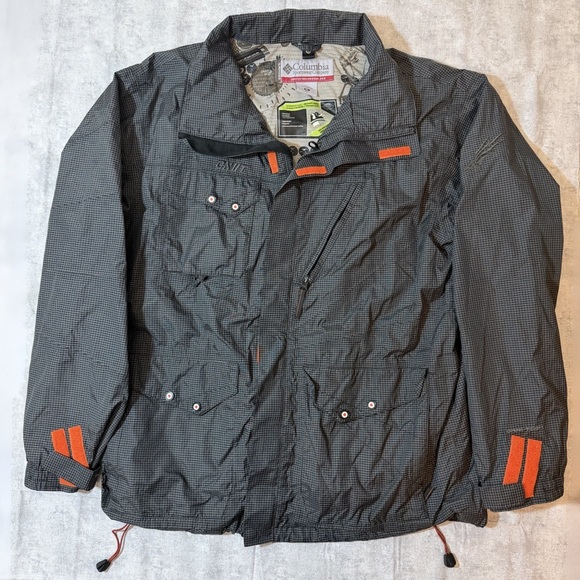 Y2K Columbia Convert Men’s XL Snowboard Jacket Lined Waterproof CNVT Omni-Tech